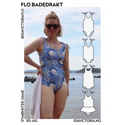 Flo badedrakt mønster| Ida Victoria | Sy din egen badedrakt
