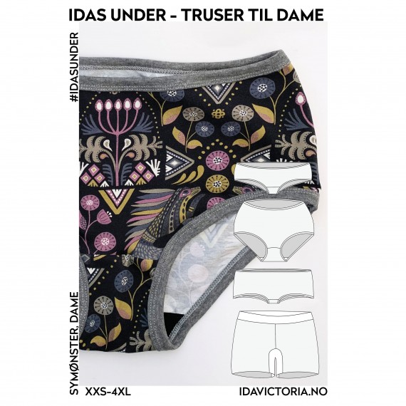 Idas Under | Truse til dame (XXS-4XL)