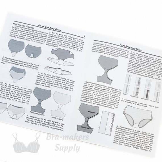 Veronic Basic Truse Mønster - PinUp Girl