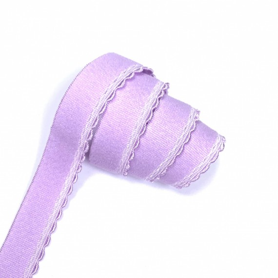 Scallup strikk | Sy egen BH | 15mm bred | flere farger