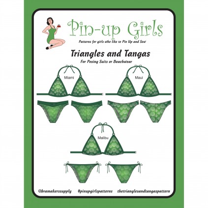 Triangles Tangas bikinimønster | PinUp Girls | Sy din egen bikini