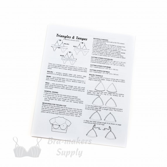 Triangles Tangas bikinimønster | PinUp Girls | Sy din egen bikini