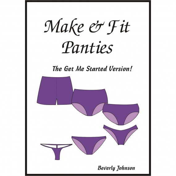 Make & Fit Panties Book - Sy og tilpass truse bok - Engelsk