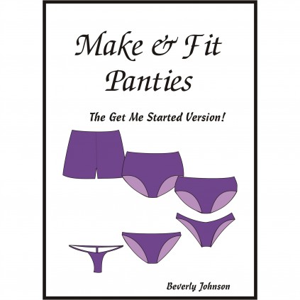 Make & Fit Panties Book - Sy og tilpass truse bok - Engelsk