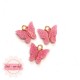 BH-pynt | sommerfugl med glitter