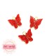 BH-pynt | sommerfugl med glitter