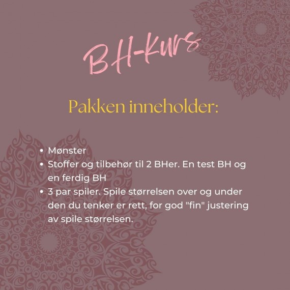Materialpakke RUBY BH | Sy din første BH