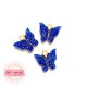 BH-pynt | sommerfugl med glitter