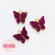 BH-pynt | sommerfugl med glitter