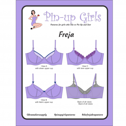 PinUp Girl - Freja Bh mønster