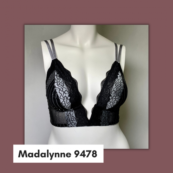 Madalynne 9478 - Sort og sølv