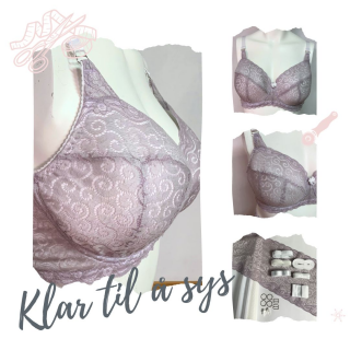 Polstret BH-sett - soft lilla blonde