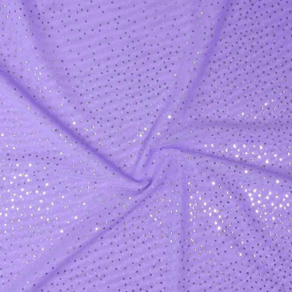 Glitter stretch mesh