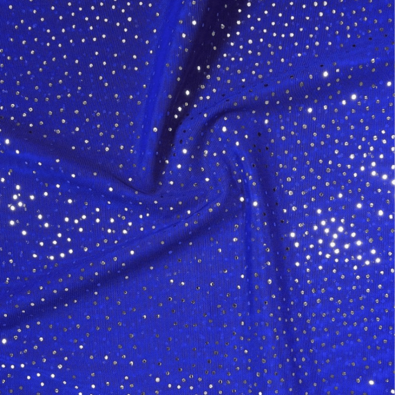 Glitter stretch mesh