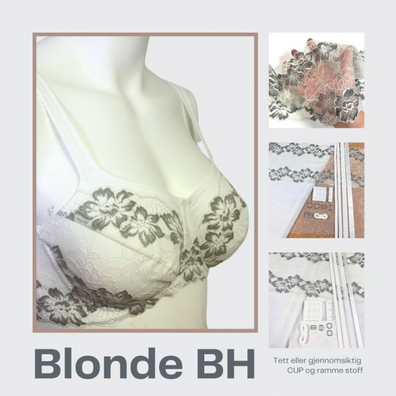 BH-sett med blonde | Sy din egen blonde BH