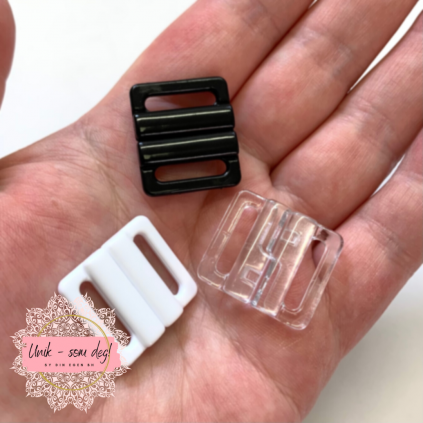 Bikini hekte/klips - 15 mm - Sy din egen BH og bikini
