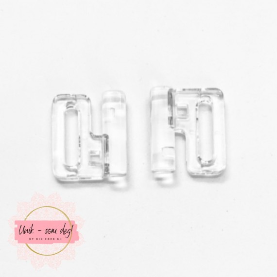 Bikini hekte/klips - 15 mm - Sy din egen BH og bikini