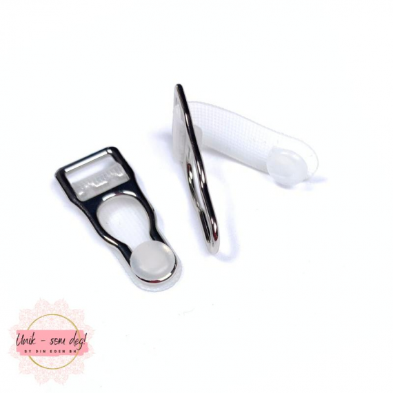 Strømpebånd klips | Sølv | Garter clip