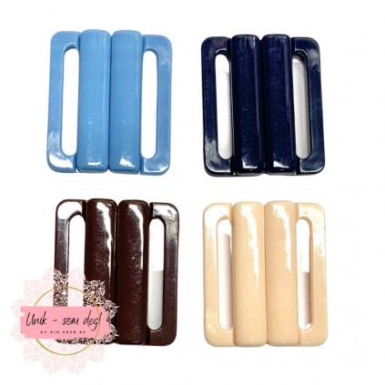 Bikini hekte/klips 25mm plast | Sy din egen BH og Bikini