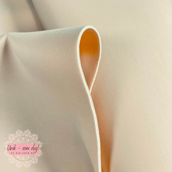 Klipp og sy-vatt: Beige