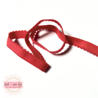 Picot kantstrikk 13mm marine blå | By din egen BH