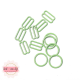 15mm Ringer til stropper | flere farger