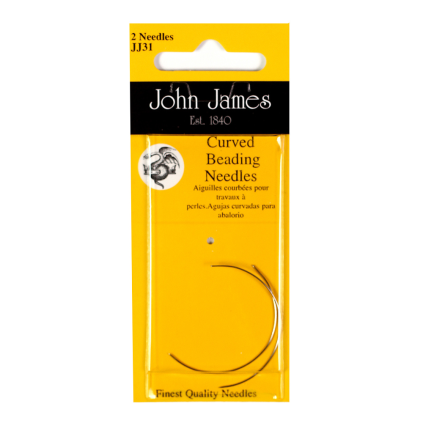 JJ curved beading nåler