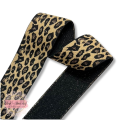 Linnings strikk 43 mm - leopard