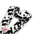 Linnings strikk 40 mm - sort og hvit leopard