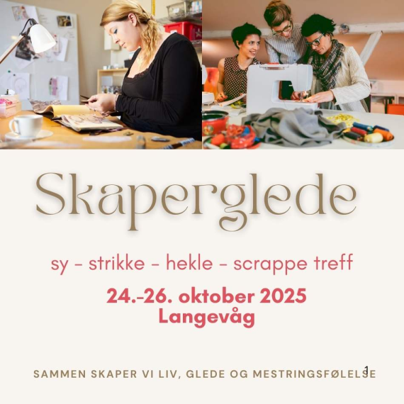 Skaperglede treff 24. - 26. oktober