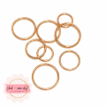 Metallringer Rose gull | 12, 15, 18, 20 mm