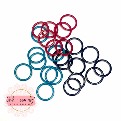 12mm Ringer til stropper | flere farger