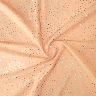 Glitter stretch mesh