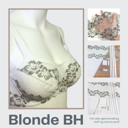 BH-sett med blonde | Sy din egen blonde BH