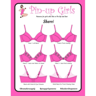 Sherri BH mønster - Pin-Up Girl mønster - Sy BH