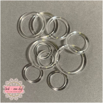 Plastikkringer blank | 10, 12, 15, 18, 20 mm