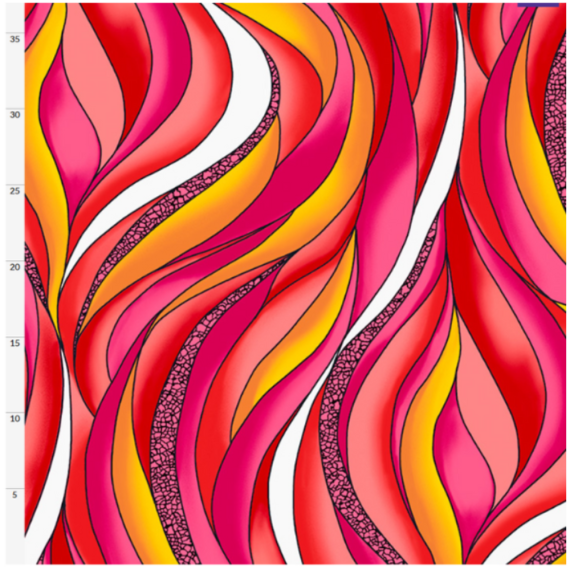 Carusel rød/rosa - badetøy