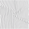 Hvit med sorte striper
