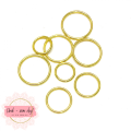 Metallringer gull | 12, 15, 18, 20 mm