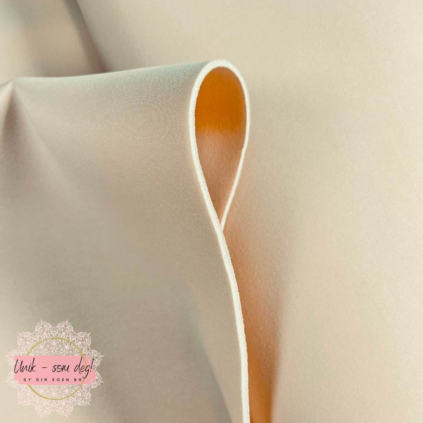 Klipp og sy-vatt: Beige