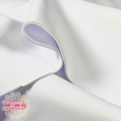 Klipp og sy-vatt: Hvit