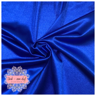 Stretch sateng | konge blå