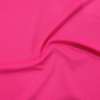 Badetøystoff lycra teksturert varm rosa