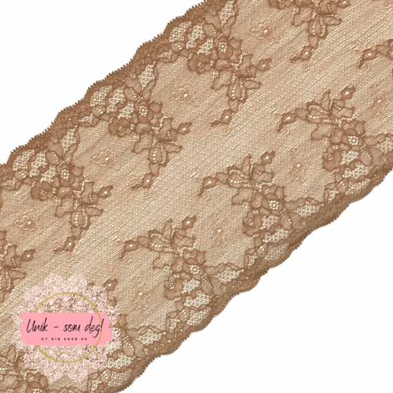 17 cm stretch blonde, Cafè au lait farget