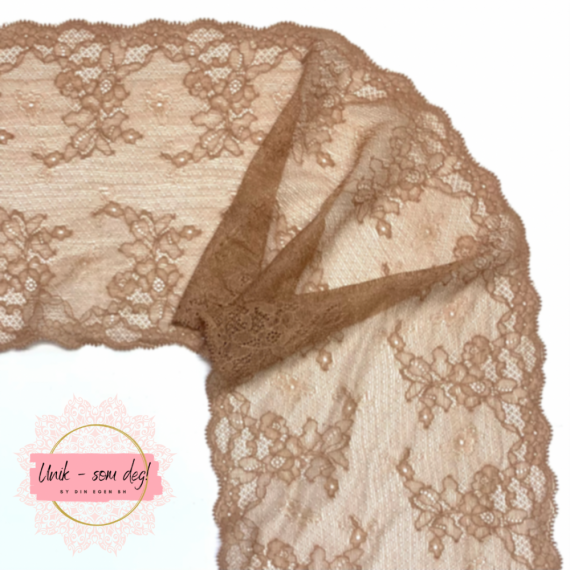 17 cm stretch blonde, Cafè au lait farget