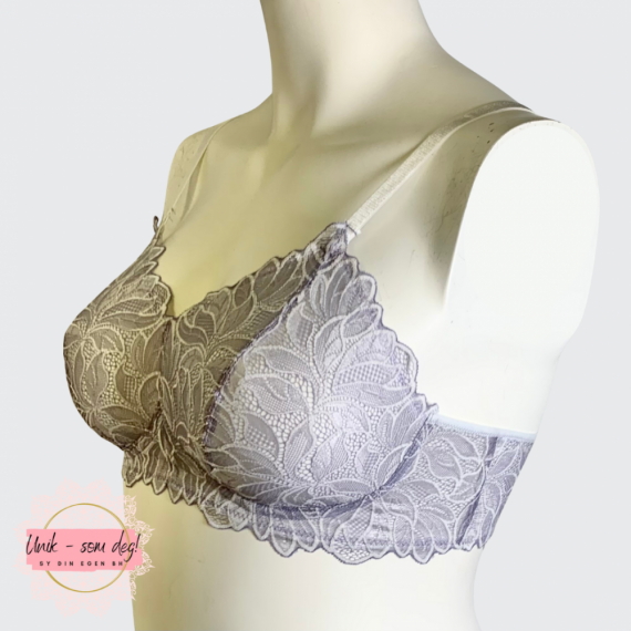 Galloon Blonde 17 cm tofarget lavendel lilla