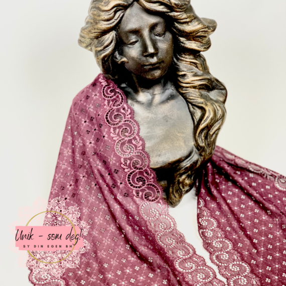 Galloon Blonde 21 cm mørk plomme