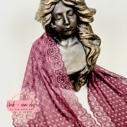 Galloon Blonde 21 cm mørk plomme
