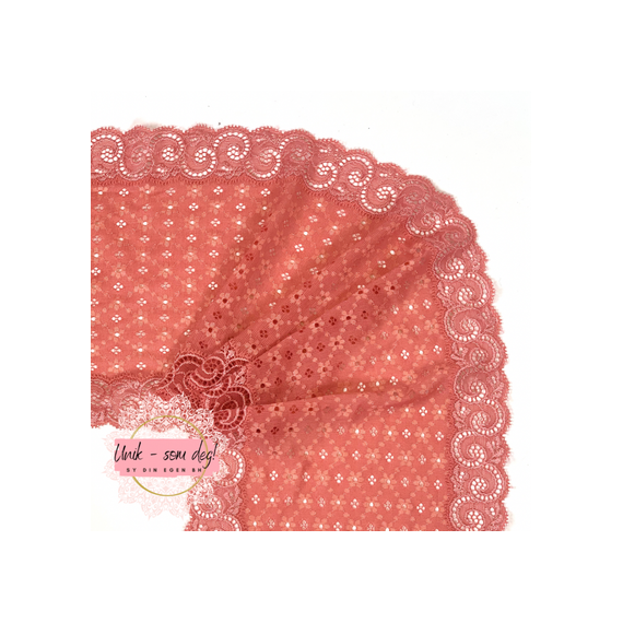 Galloon Blonde 21 cm varm aprikos