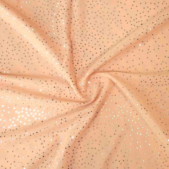 Glitter stretch mesh